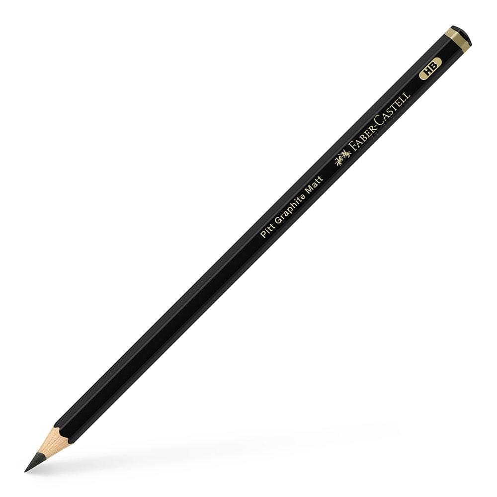 Lápis preto Pitt Grafite Matt HB Faber-Castell