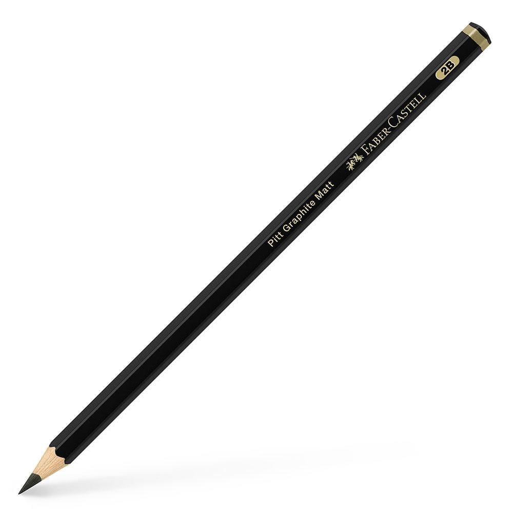 Lápis preto Pitt Grafite Matt 2B Faber-Castell