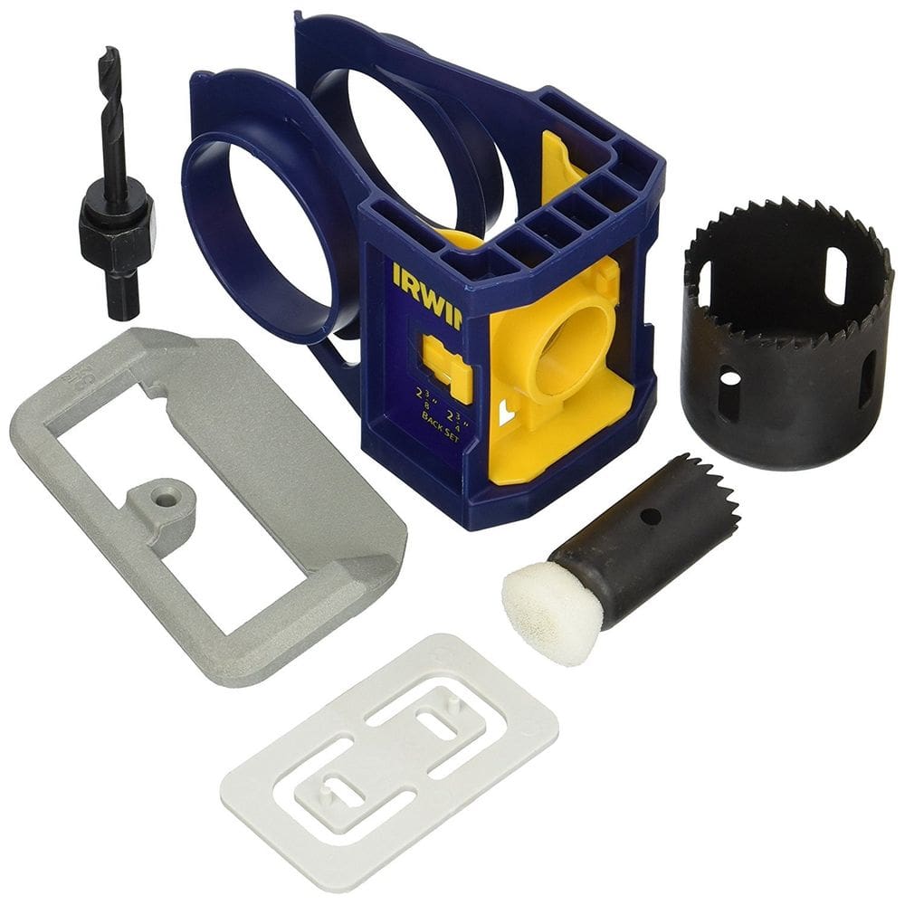 Kit de instalação de fechadura de porta IRWIN para portas de madeira 3111001