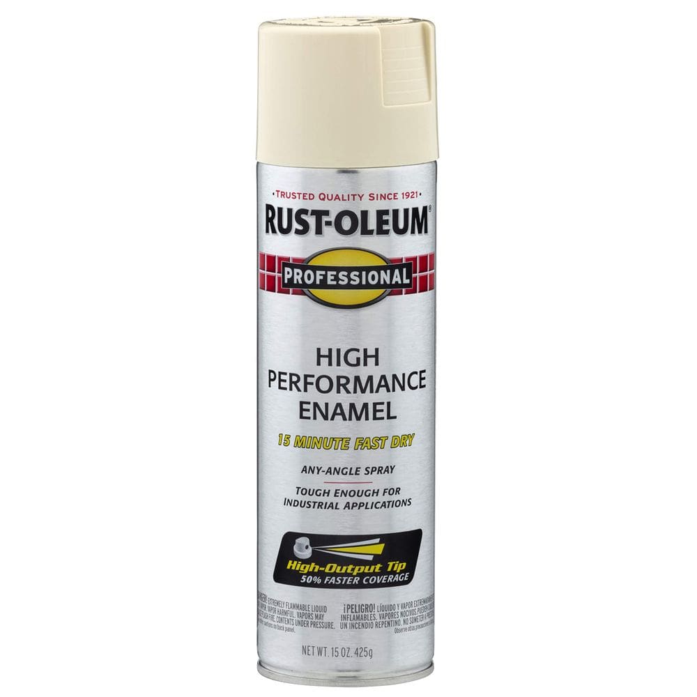 Tinta spray Rust-Oleum 425g de amêndoa brilhante de alto desempenho