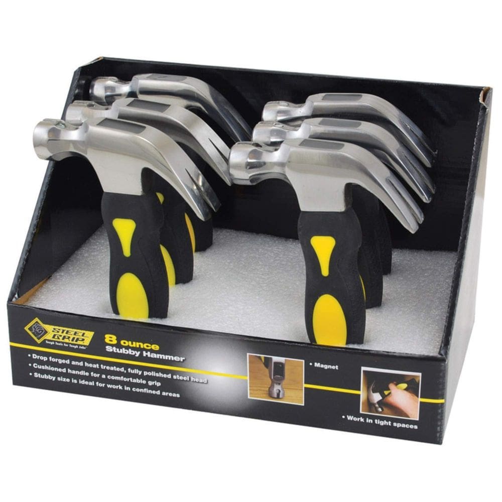 Stubby Hammer GENERAL TECH INT, pacote de 8 onças com 6