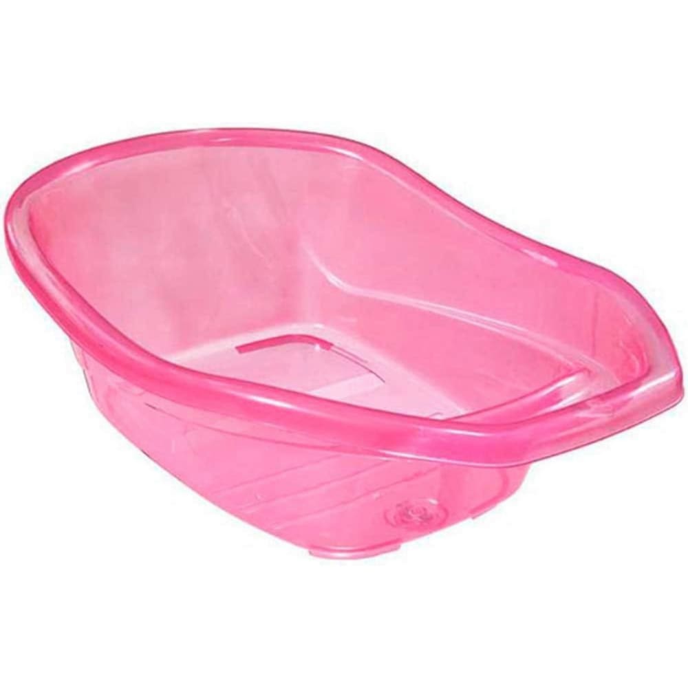 Banheira Universal para Bebê Transparente Rosa - Tutti Baby