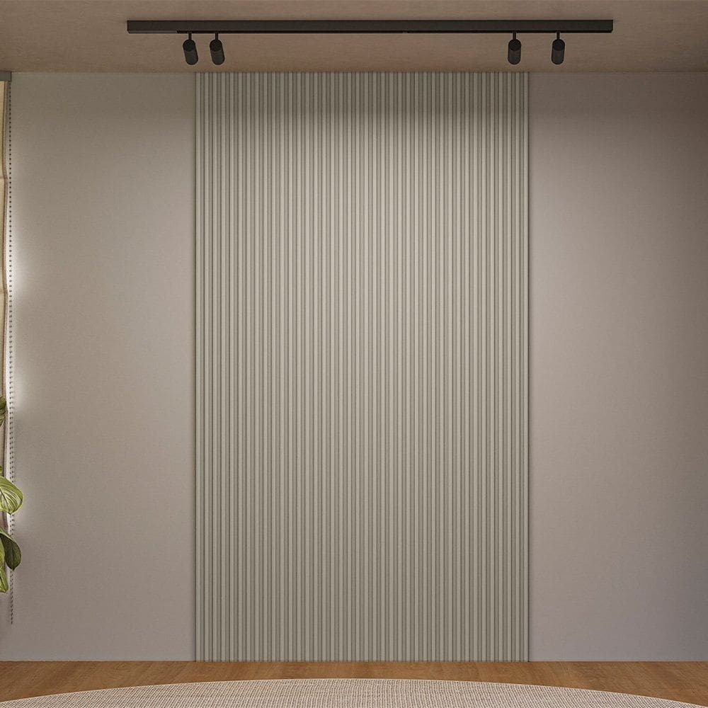 Painel Ripado Modular 1.4 Linea Brasil Gris Fosco