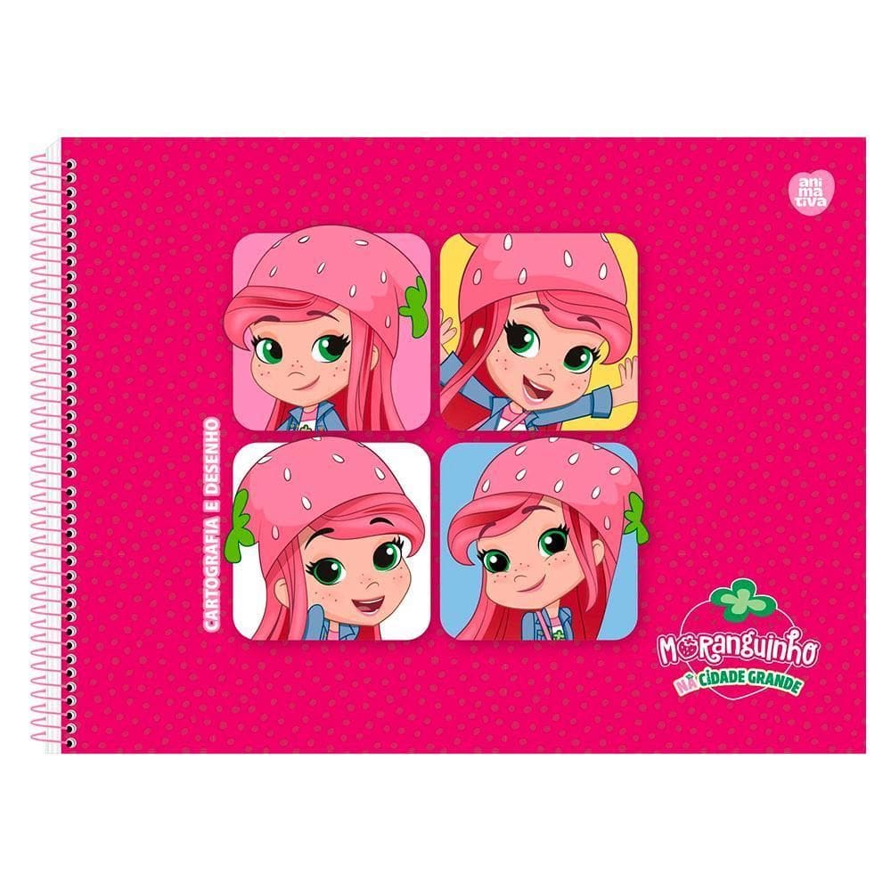 Caderno Cartográfia 60Fls Moranguinho Retratos Animativa