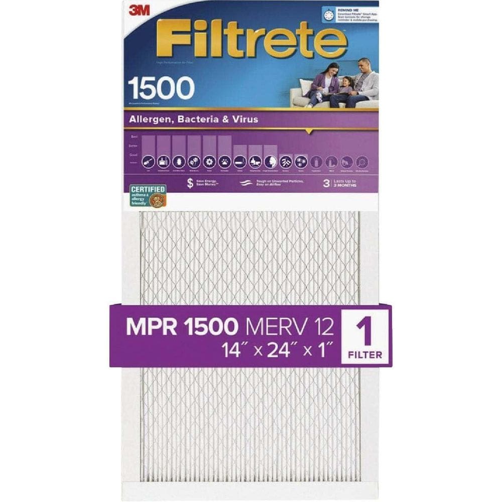 Filtro de ar HVAC Filtrete UP23-4 35x61x3 cm MPR 1500