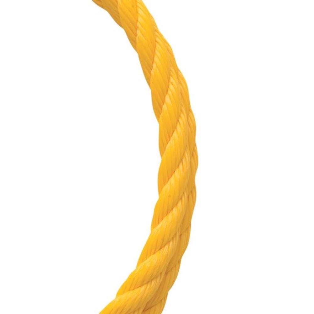 Corda de corda Koch 5000835 Poly Twisted Yellow 0,64x15,2 m