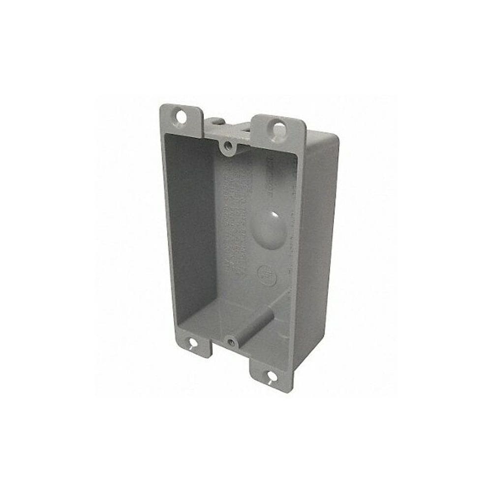 Caixa elétrica Cantex EZ08SF PVC 8 cúbicos em 8x6x3cm