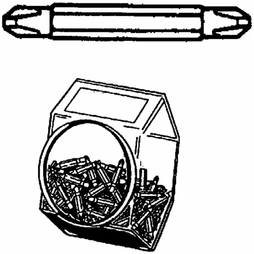 Display de brocas de chave de fenda de ponta dupla Best Way Tools