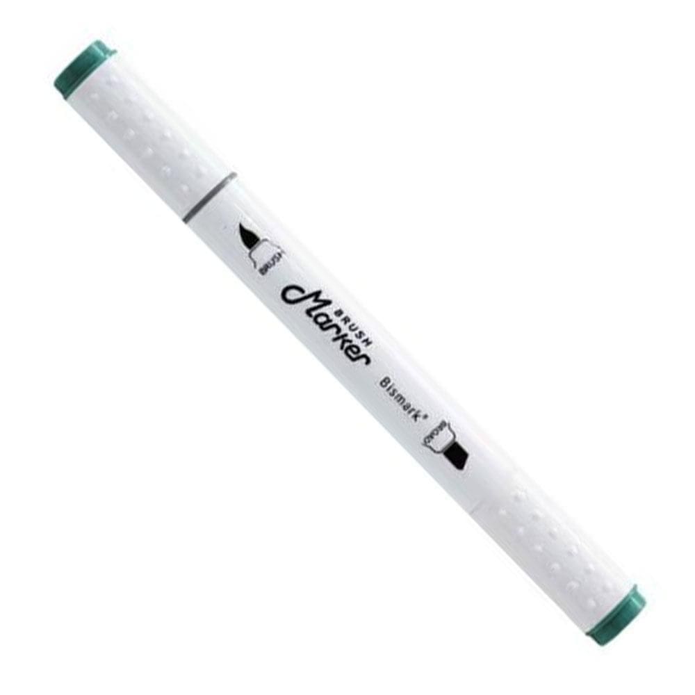 Marcador Brush Marker 2 Pontas Azul Turquesa 068 Bismark