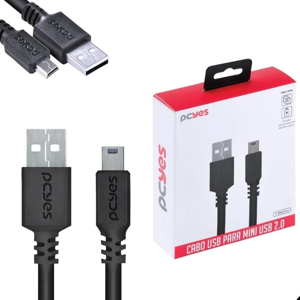 10X Cabo Usb 3 Metros Para Canon 30D 40D 50D 60D 70D 80D T2