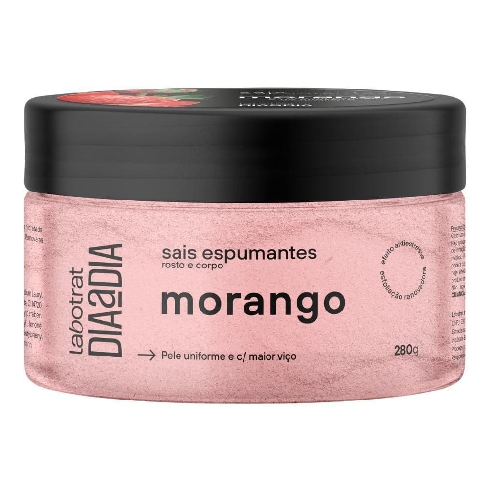 Sais De Banho Espumante Rosto E Corpo Morango Labotrat 280G