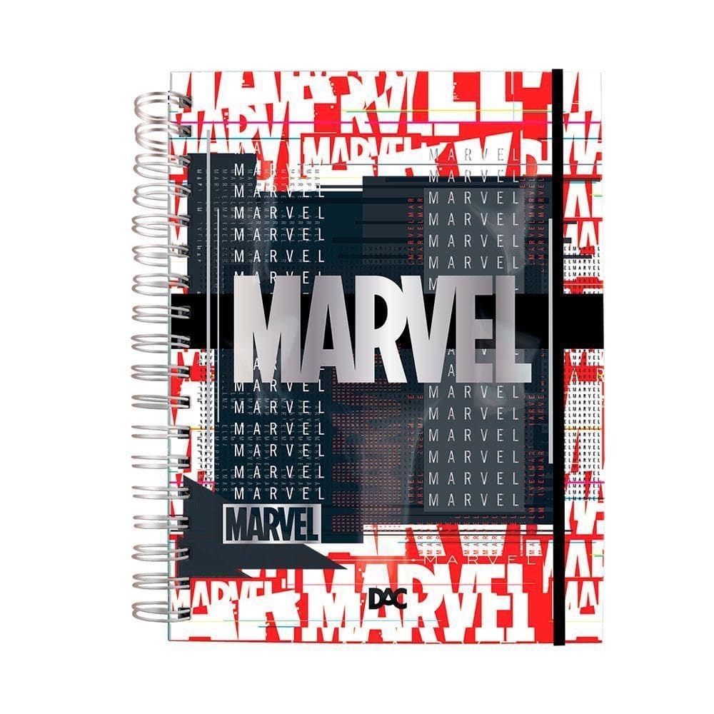 Caderno Smart Colegial 10 Div. 80Fls Marvel Dac