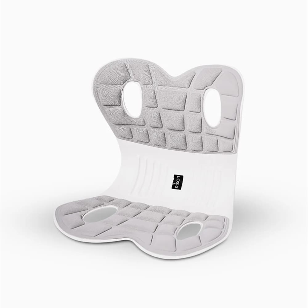 Almofada de Apoio Lombar Cadeira Correção de Coluna M CINZA