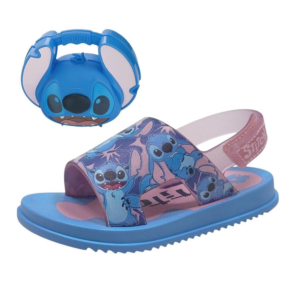 Sandália Infantil Menina Fácil Calce Stitch Hora do Lanche