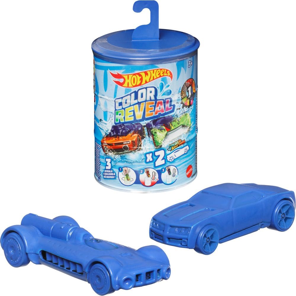 Toy Hot Wheels Color Reveal para carros ou caminhões em escala 1:64, pacote com 2