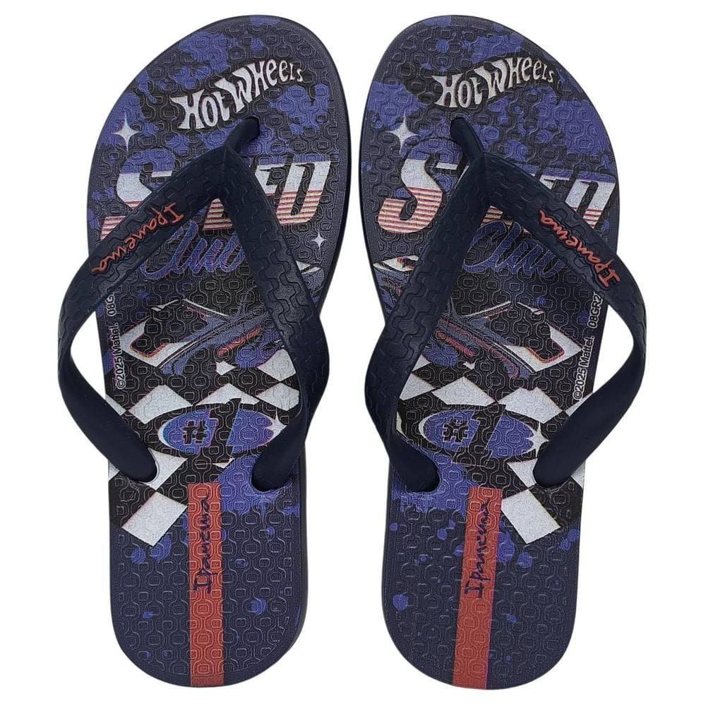 Chinelo De Dedo Infantil Menino Kids HotWheels Ipanema