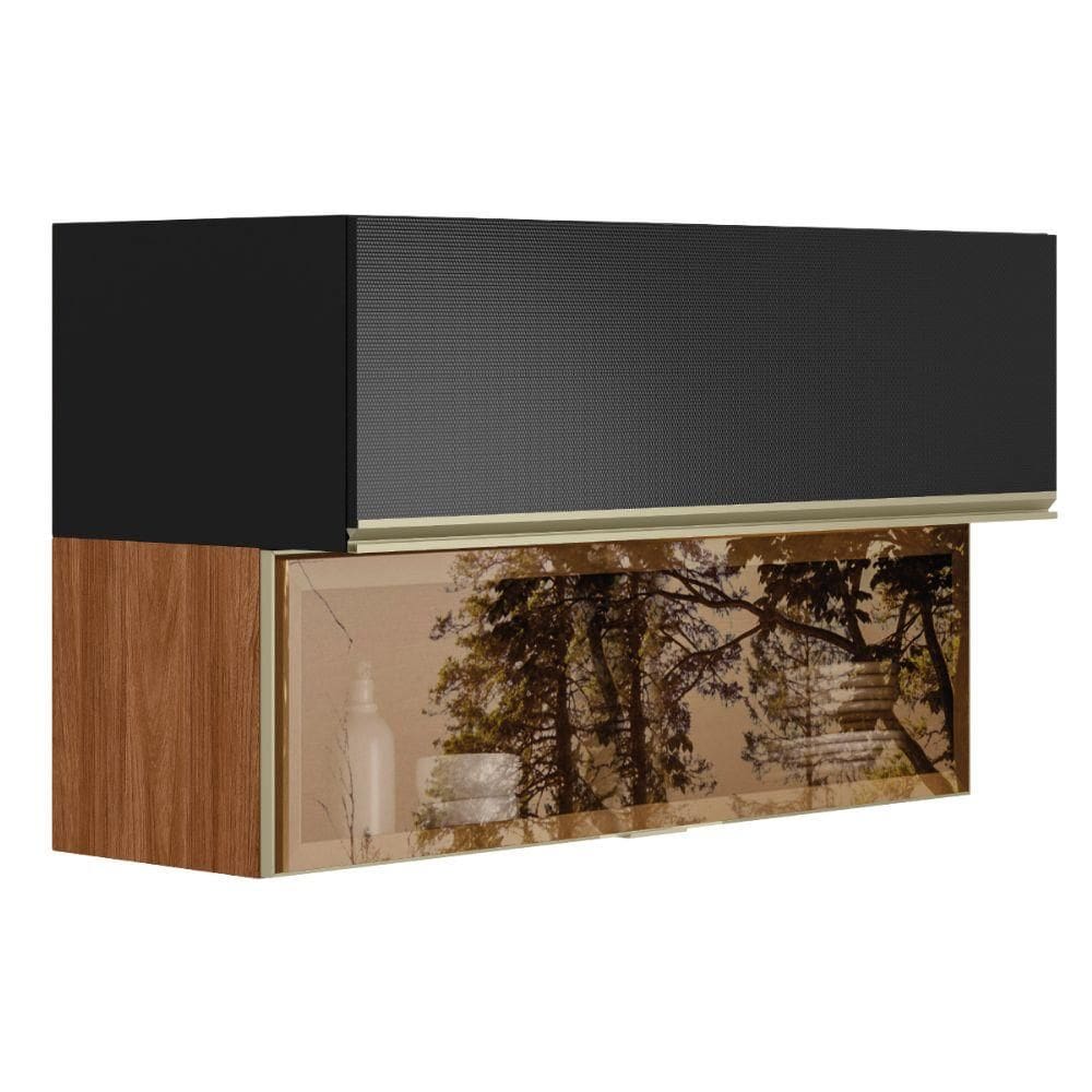 Armario Aereo Basculante Vidro 2P 120 cm Proenca Demartez