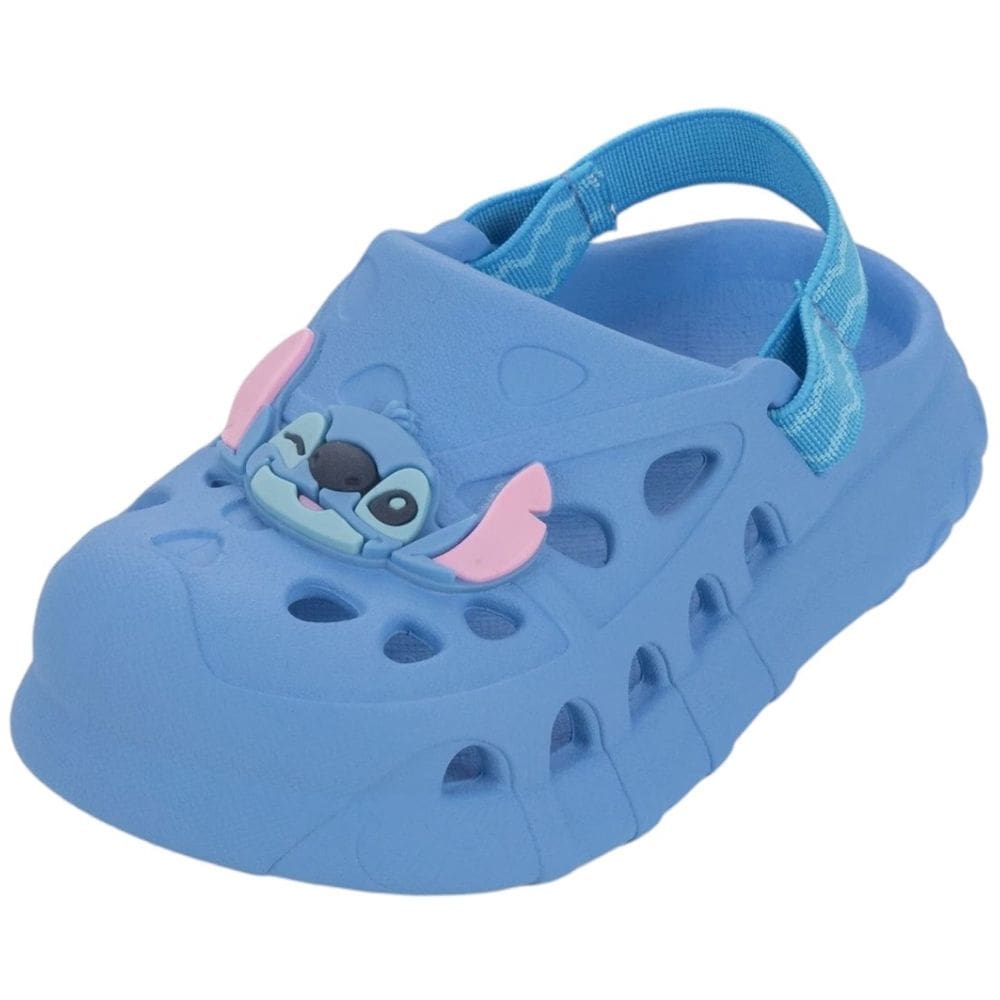 Sandalia Babuche Infantil Menina Conforto Disney Stitch Hug
