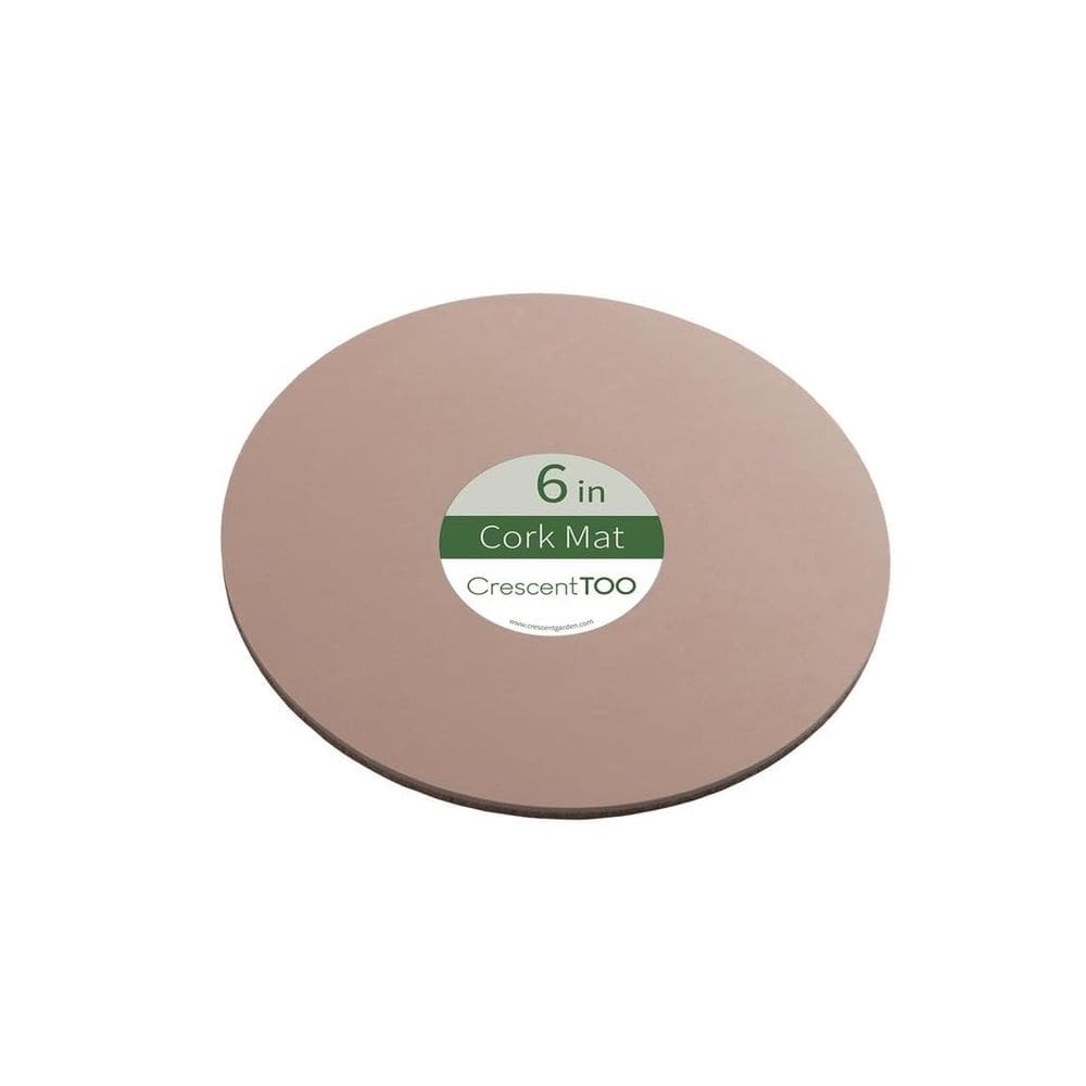 Tapete de plantas Hardware Crescent Too Cork 15 cm redondo