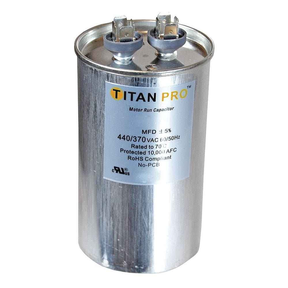 Capacitor TITAN PRO TRCFD5075 de dupla execução 50/7,5 MFD 370-440V