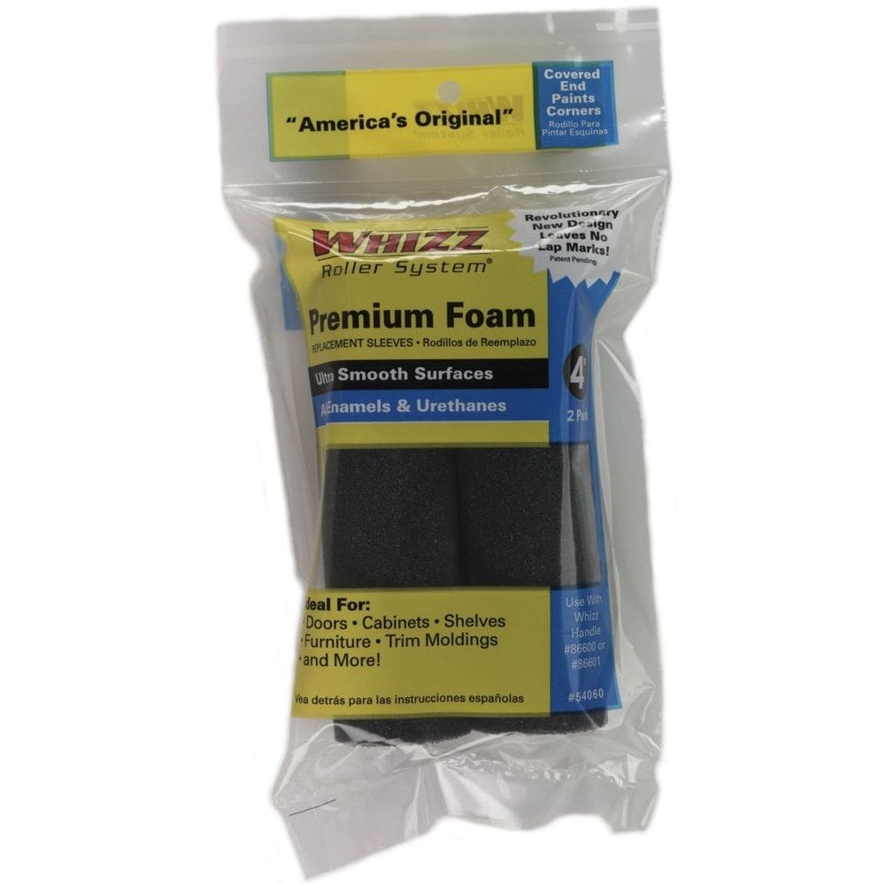 Paint Roller Cover Work Tools International 4” Foam, pacote com 2