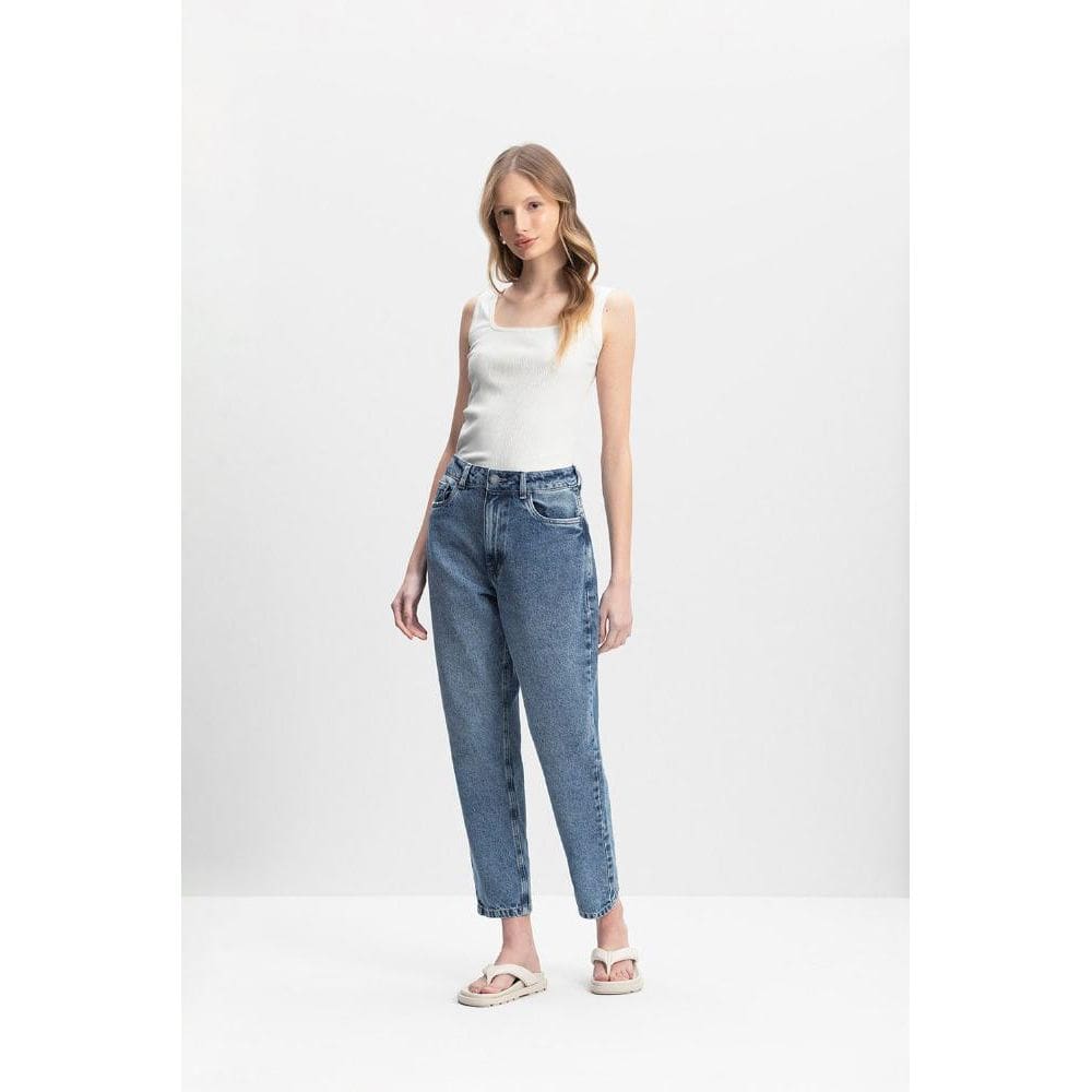 Calça Feminina Jeans Essendi Jeans Médio