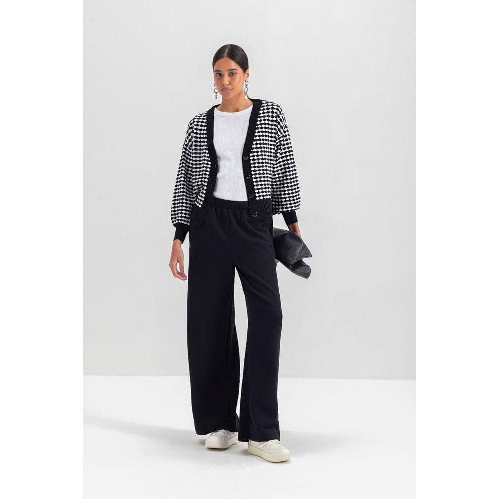 Cardigan Feminino Em Tricô Essendi Preto
