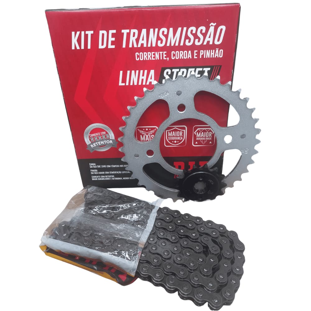 Kit Relação DID Linha Street Honda CB300F 2023 Em diante