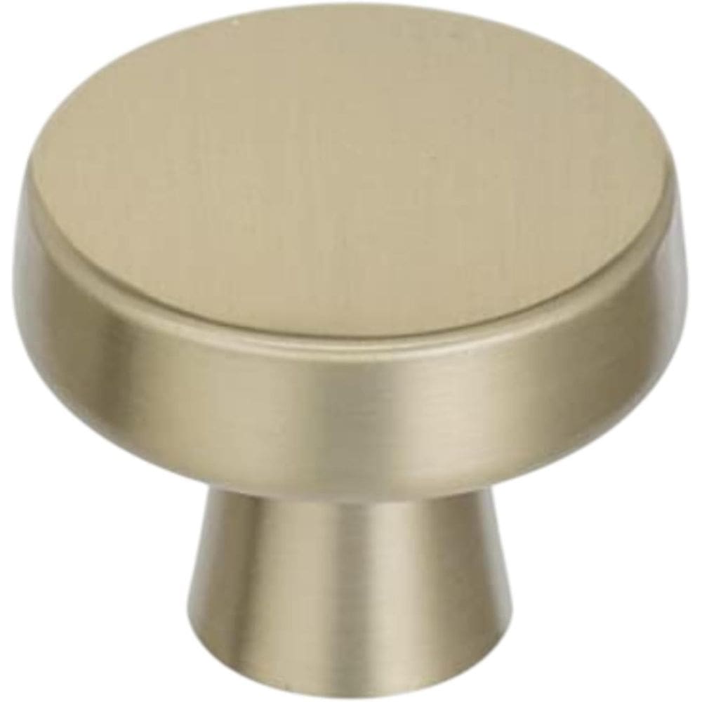 Pomo para Gabinete Amerock Champán Dorado de 33 mm de Diámetro