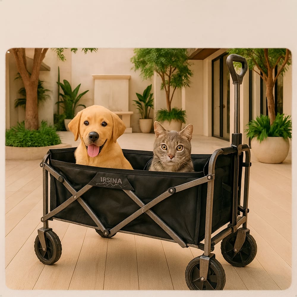 Carrinho De Carga Transporte Dobrável e Portátil até100kg