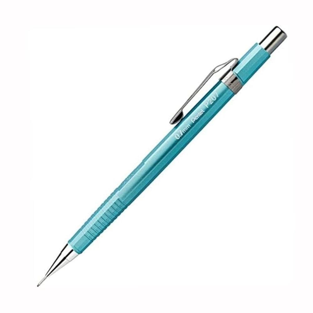 Lapiseira 0.7mm P207 Sharp Metallic Azul - Pentel
