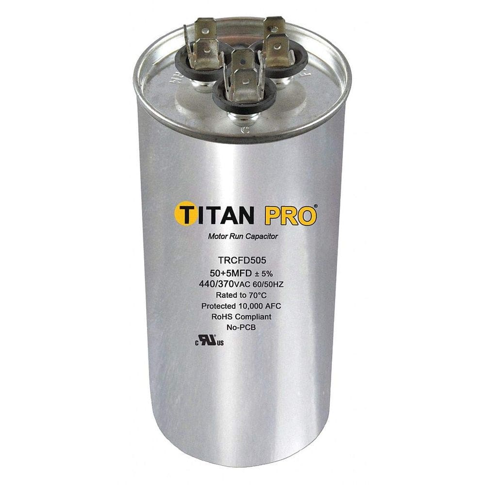 Capacitor TITAN PRO TRCFD505 50/5 MFD 370-440V