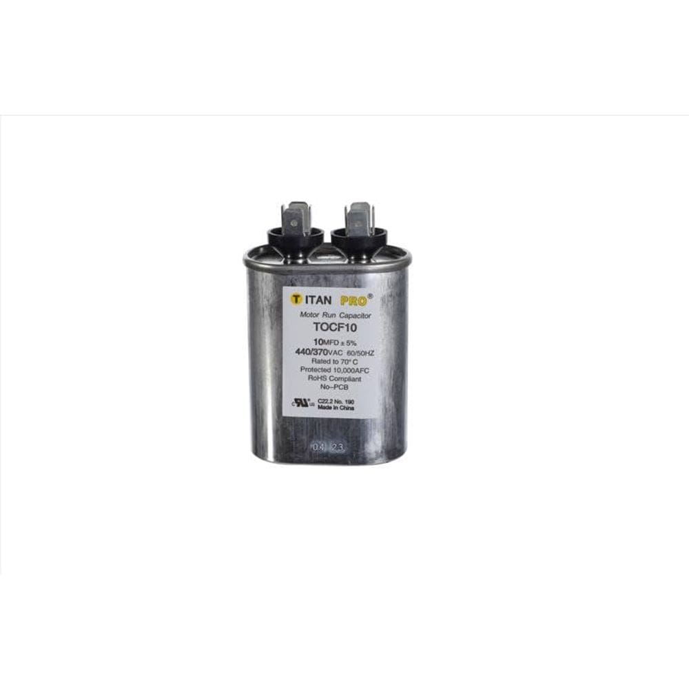 Capacitor Titan Pro TOCF10 10 MFD 440V Oval Run