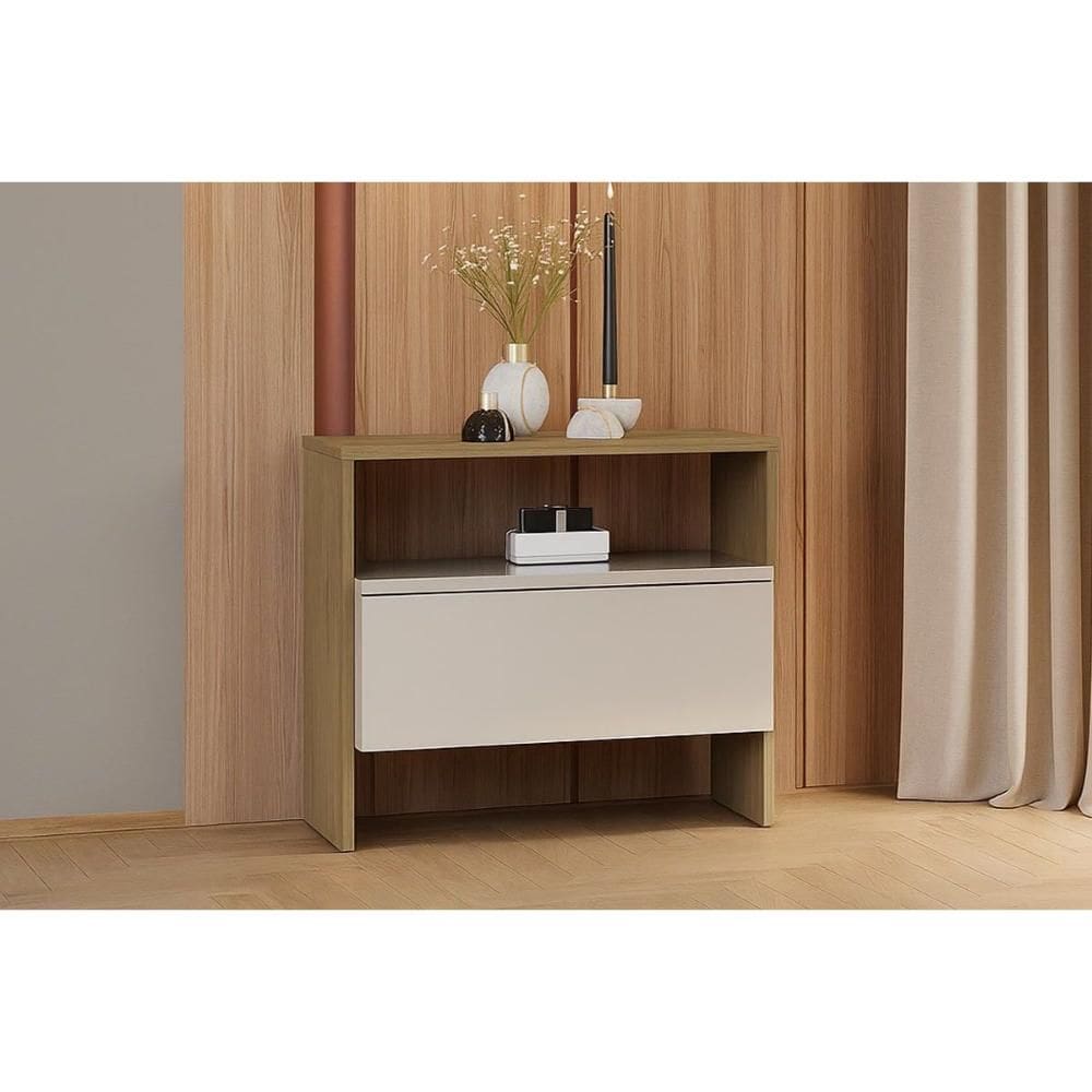 Mesa Cabeceira Detroit Freijo Cumaru c/ Fendi - Novo Horizonte