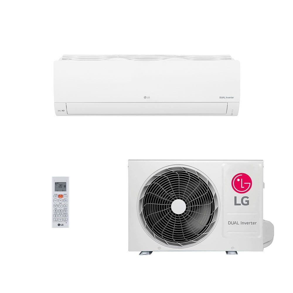 Ar-Condicionado Split HW LG Dual Inverter Compact +AI 9.000 BTUs R-32 Só Frio 220V