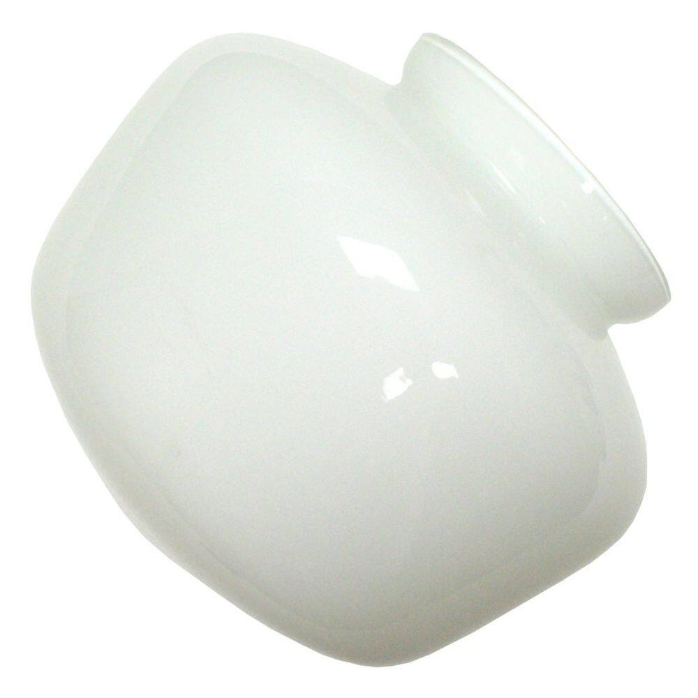 Abajur de vidro Westinghouse 81592 branco 11,75 cm L x 14,6 cm W