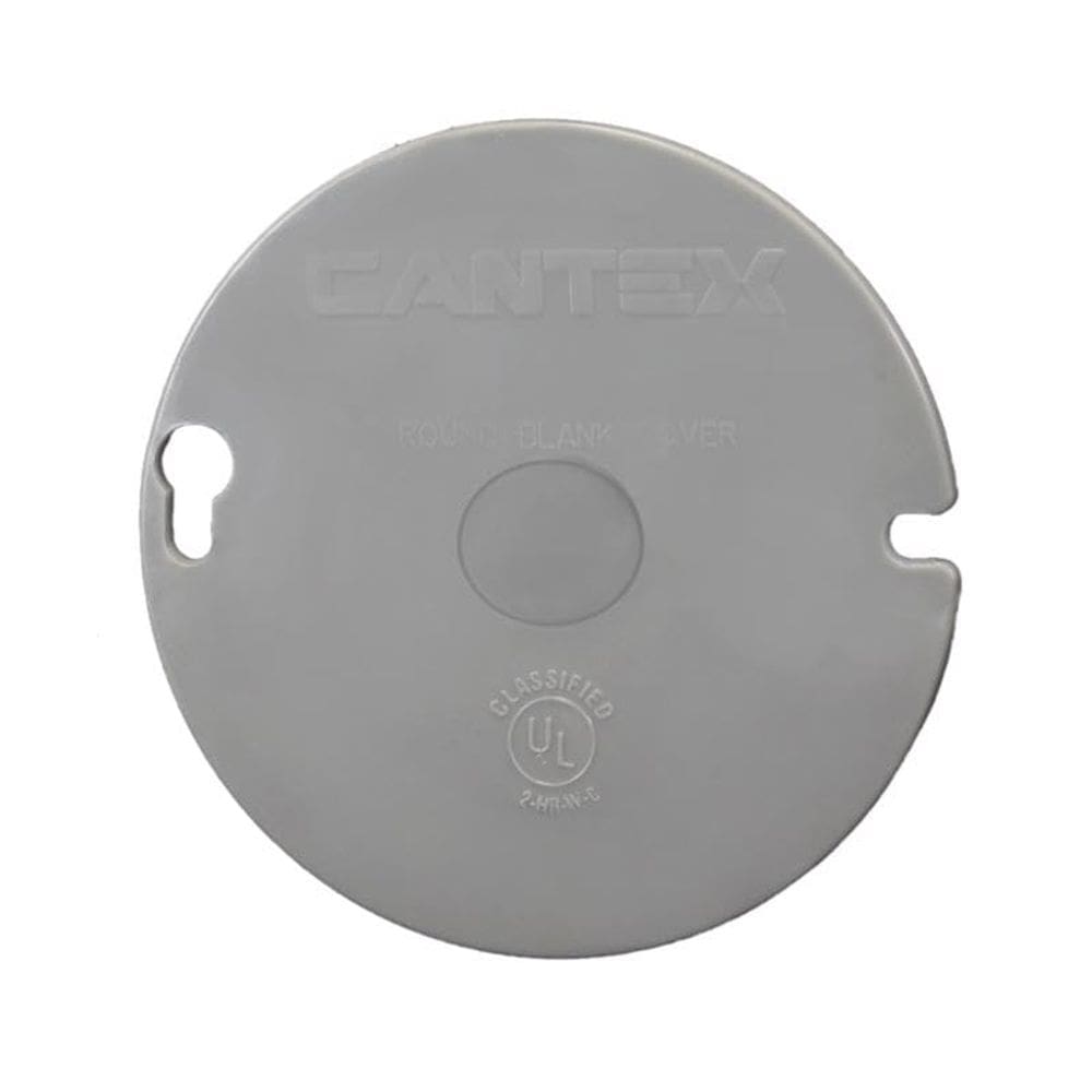 Tampa redonda de teto de PVC Cantex EZ Box