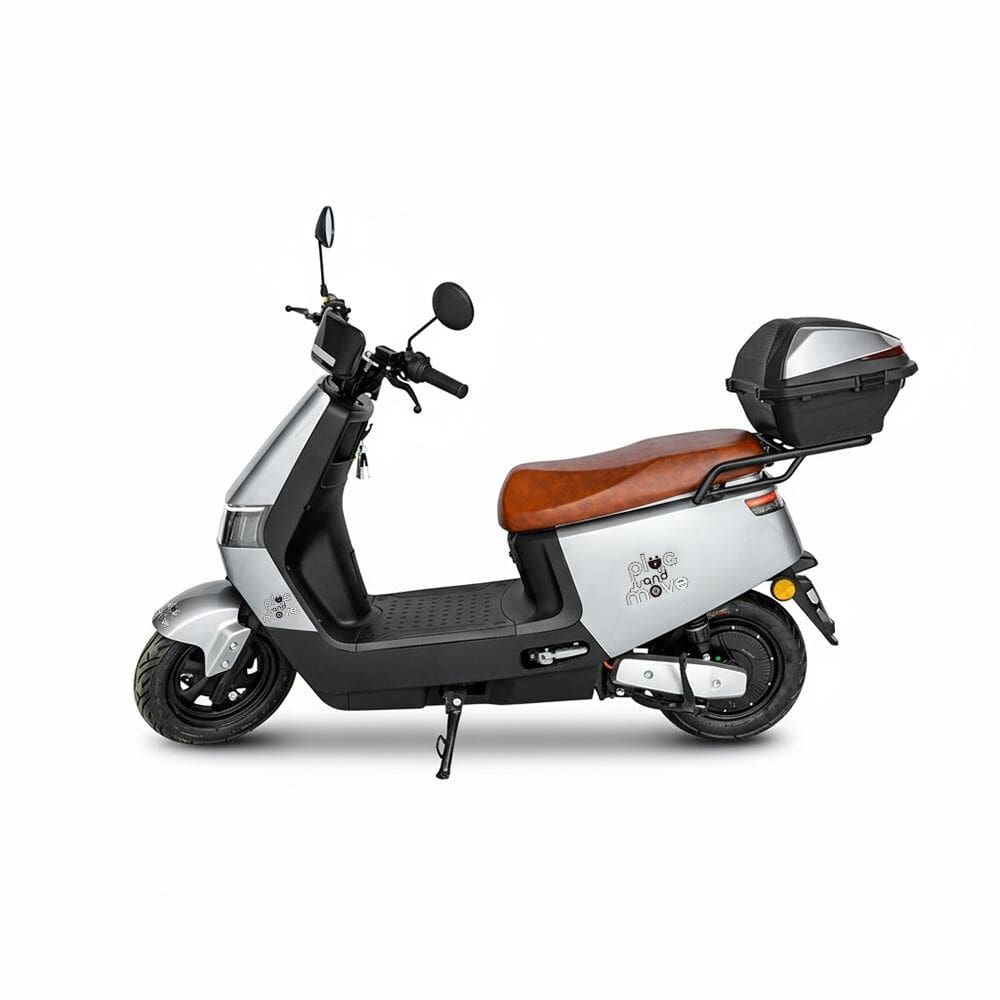 Scooter Elétrica - Dakar 1000w Lithium - Cinza - Plug and Move