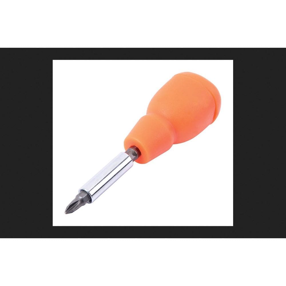 Chave de fenda HOME PLUS Stubby 4 em 1 com fenda e Phillips