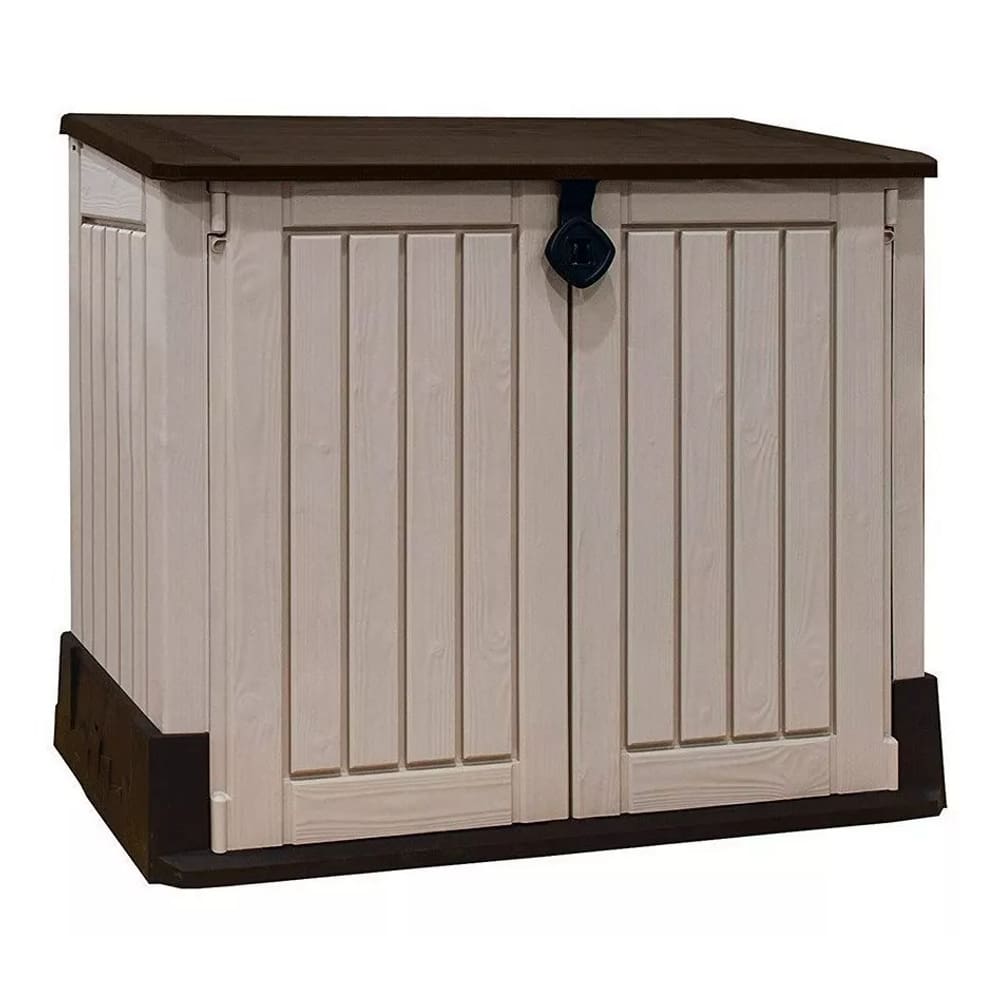 Armário Depósito Multiuso Baú Para Ferramentas De Jardim Garagem Piscina 875l Keter