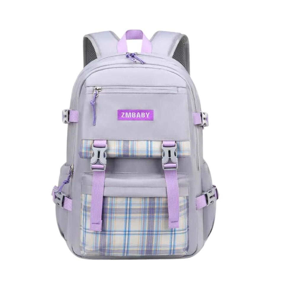 Mochila Escolar Infantil Zm Baby Cinza
