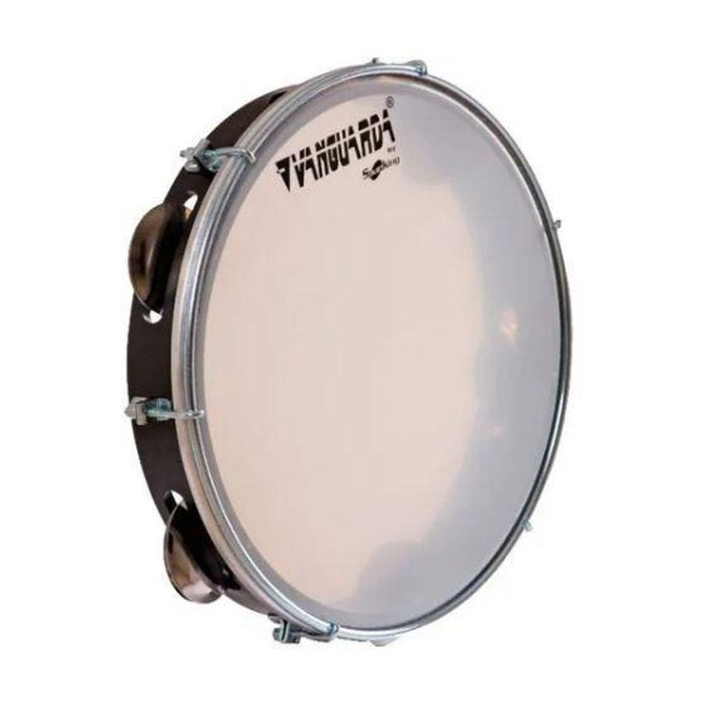 Pandeiro Vanguarda 10 Abs Preto Pele Leitosa