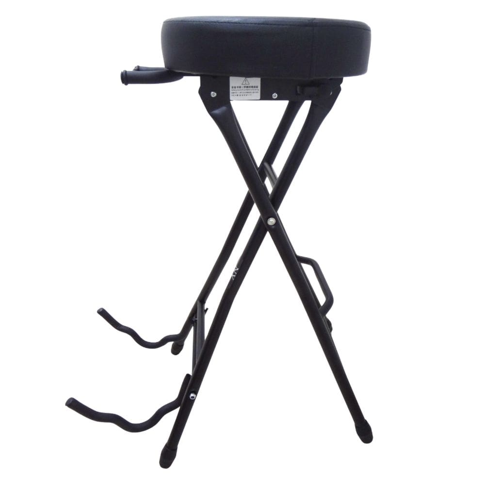 Banco com Suporte para Violão e Guitarra Portátil New York