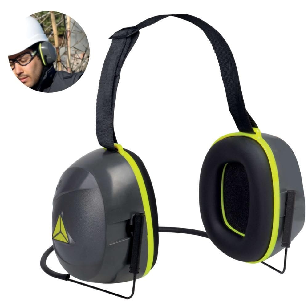 Abafador De Ruído Concha 27 dB Protetor Auditivo Antirruído Interlagos NB2 Delta Plus