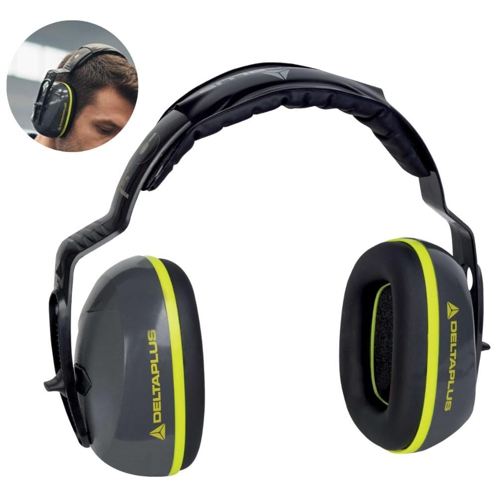 Abafador De Ruído Concha 21 dB Protetor Auditivo Antirruído Interlagos Light Delta Plus