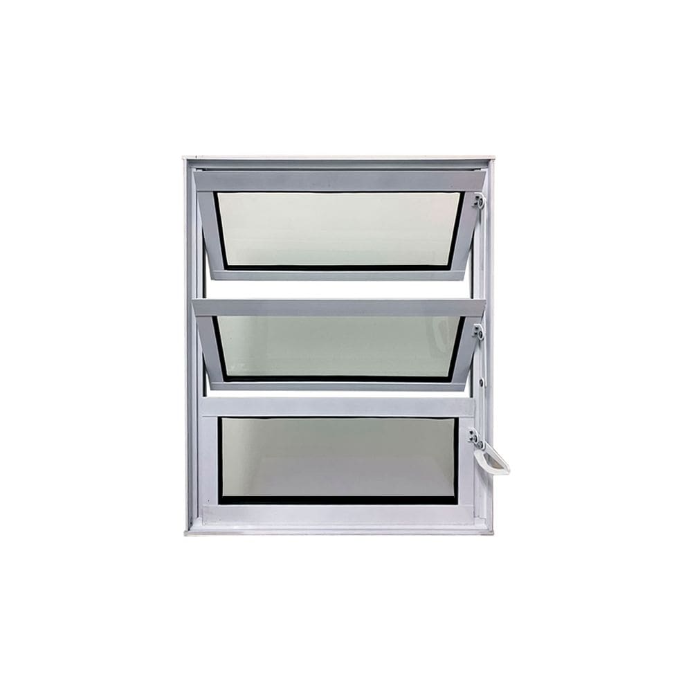Vitro Basculante de Alumínio Branco 60x100 Linha 25