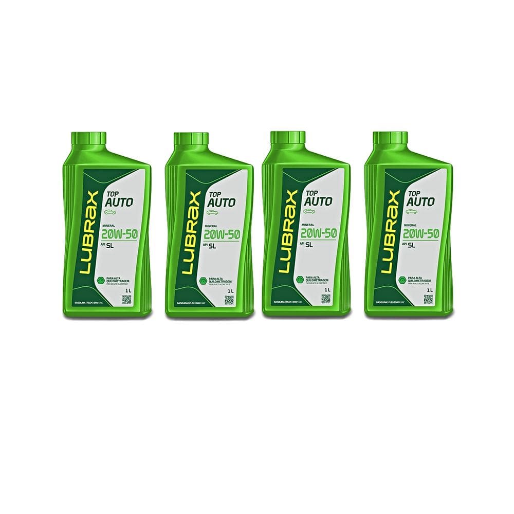 Oleo Lubrax Top Auto 20W50 Sl 4 Litros