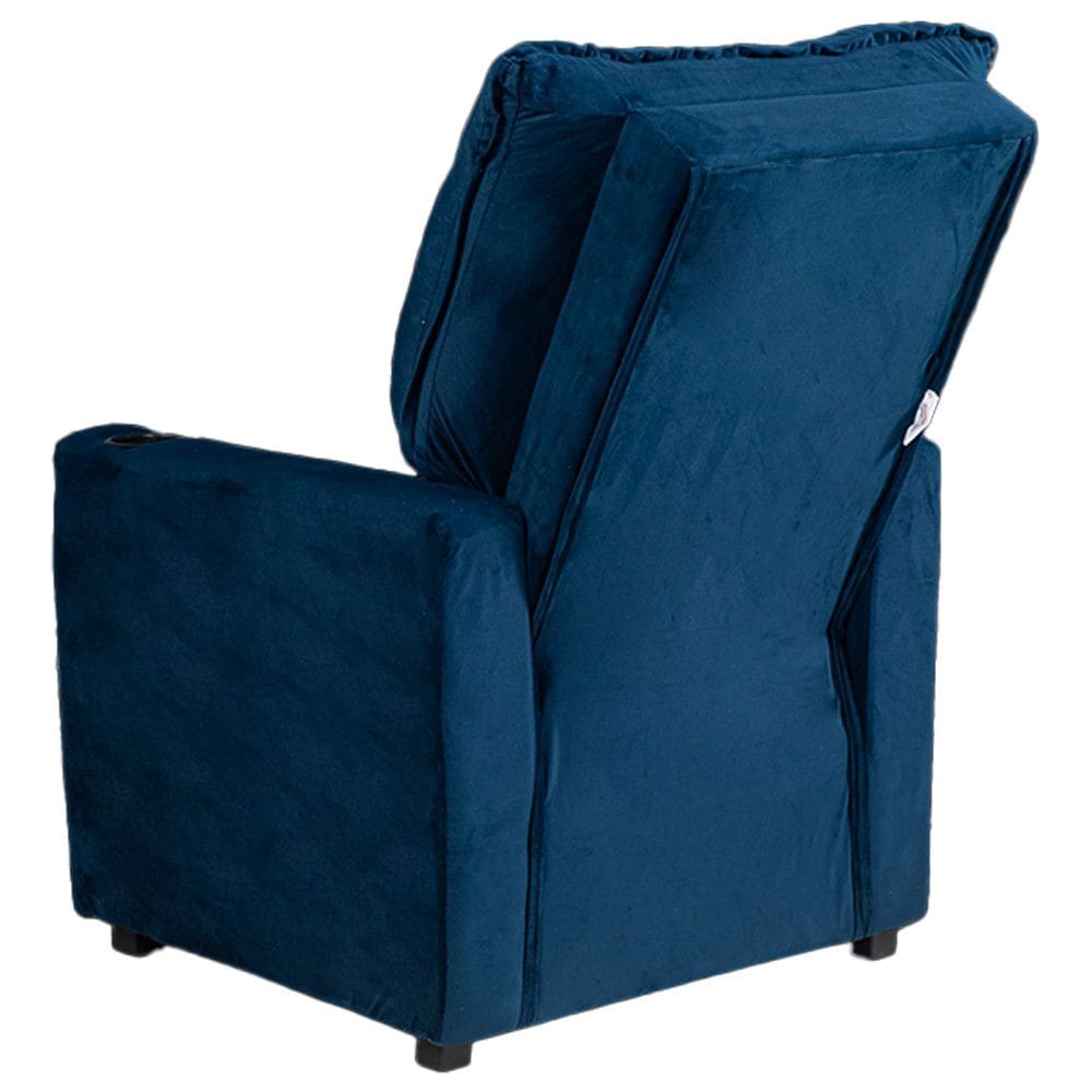 Poltrona Noruega em Veludo com Espuma D26 Base de Madeira para Sala Quarto e Escritorio