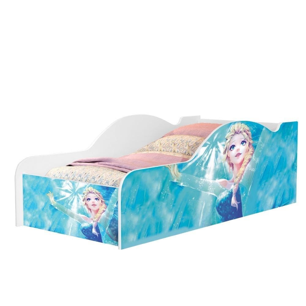 Cama Infantil Carro Frozen - 163 cm - VJ Moveis