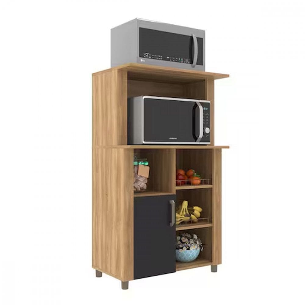 Armario Multiuso Lyon - 1 Porta 3 Prateleiras e Fruteira - Moveis Sul